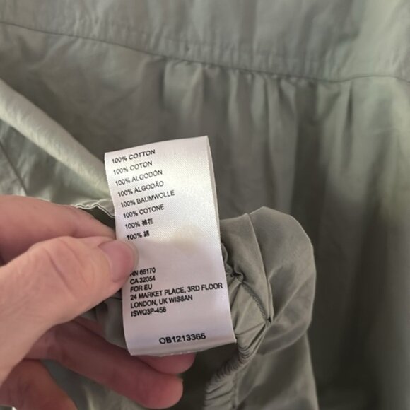 FREE PEOPLE GIGI green crop long sleeve top xs - Picture 12 of 12